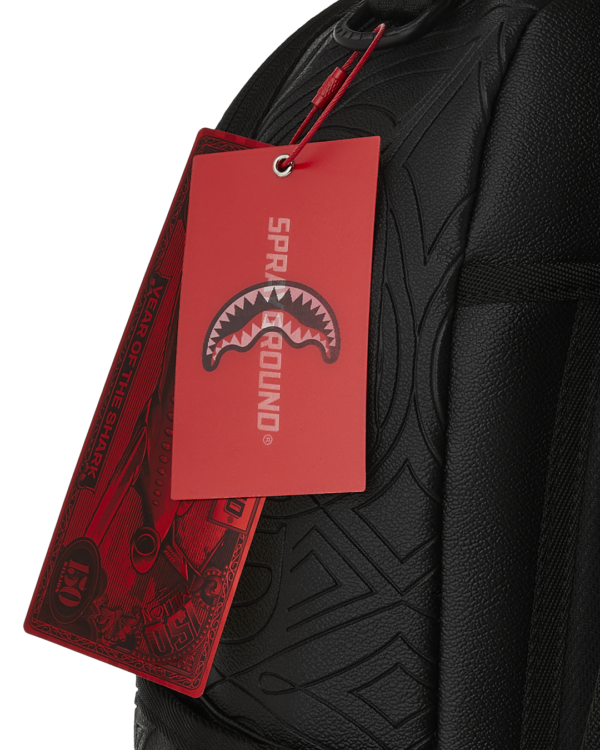 TONAL MONOGRAM EMBOSS SHARK BACKPACK SPRAYGROUND