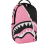 B7692_2 PINK AND BLACK TEAR SIP BACKPACK SPRAYGROUND