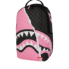 B7692_5 PINK AND BLACK TEAR SIP BACKPACK SPRAYGROUND