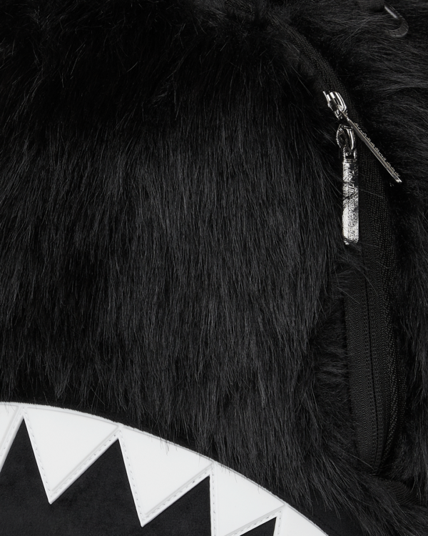 FUR CRAY BLACK BACKPACK SPRAYGROUND