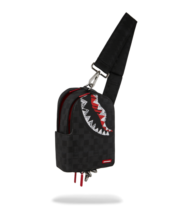 SCRIBBLE SHARK BACKPACK SLING SPRAYGROUND