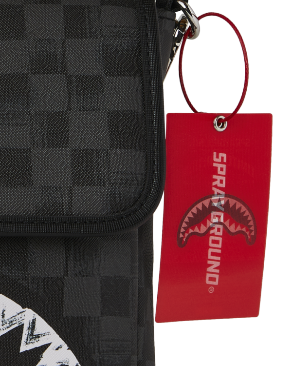 SCRIBBLE SHARK MESSENGER BAG SPRAYGROUND
