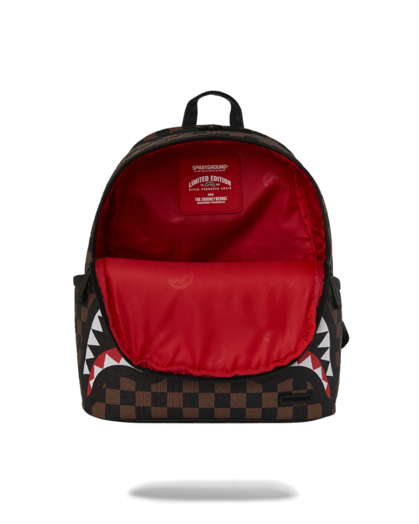 B8233_5 CHECK 2 EMBOSS SAVAGE U BACKPACK SPRAYGROUND