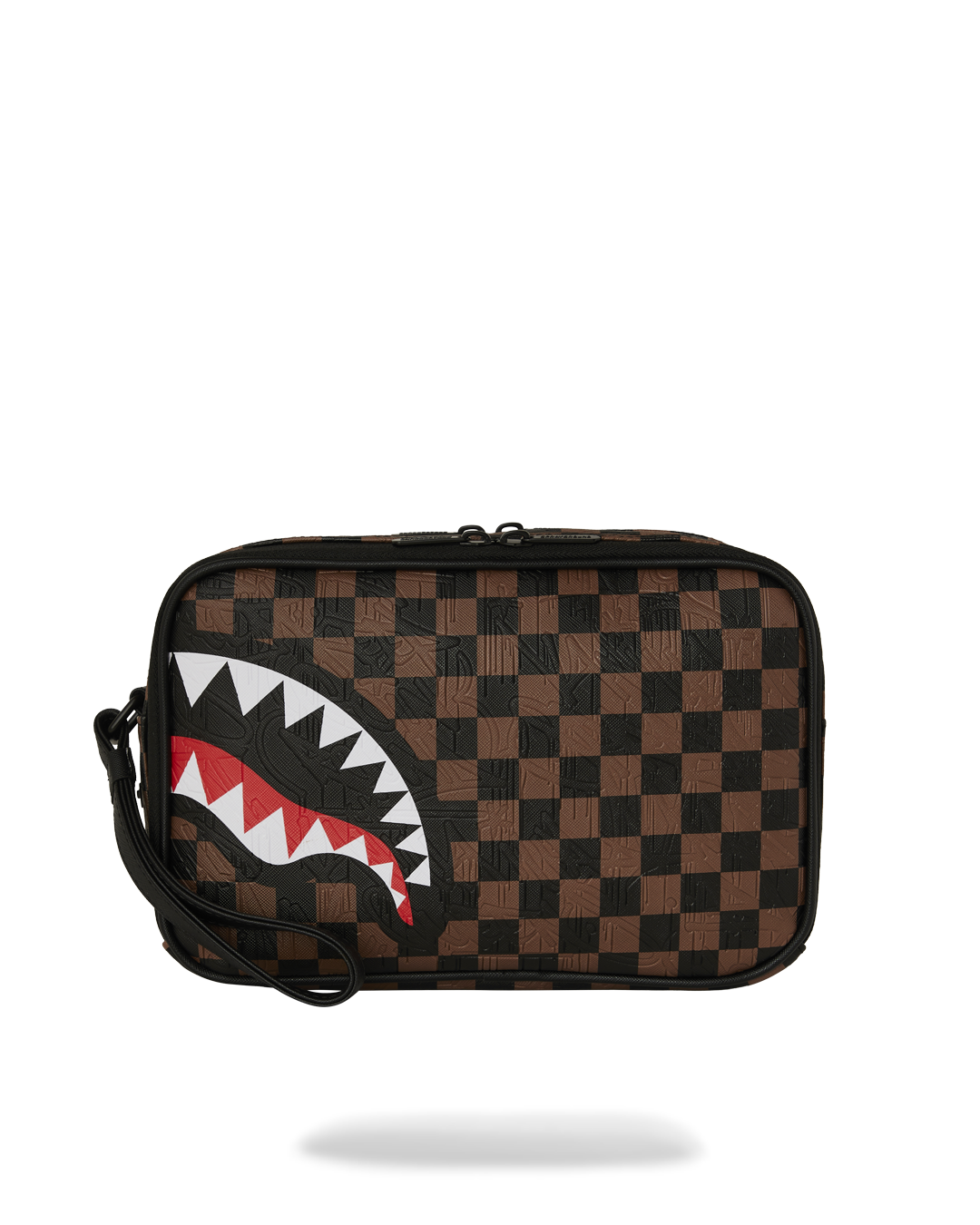 CHECK 2 EMBOSS TOILETRY BAG SPRAYGROUND