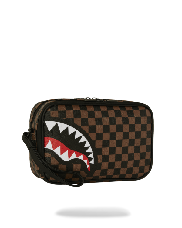 CHECK 2 EMBOSS TOILETRY BAG SPRAYGROUND