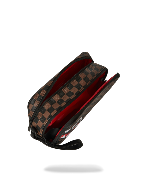 CHECK 2 EMBOSS TOILETRY BAG SPRAYGROUND