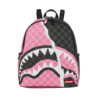 PINK AND BLACK TEAR SIP U SAVAGE BACKPACK SPRAYGROUND