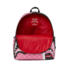 PINK AND BLACK TEAR SIP U SAVAGE BACKPACK SPRAYGROUND