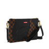 JETSTREAM BROWN CROSSOVER CLUTCH SPRAYGROUND