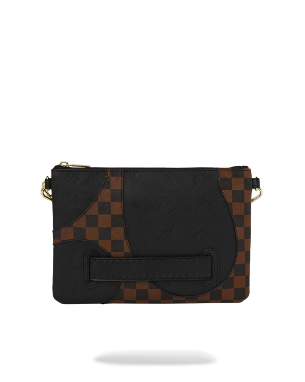 JETSTREAM BROWN CROSSOVER CLUTCH SPRAYGROUND