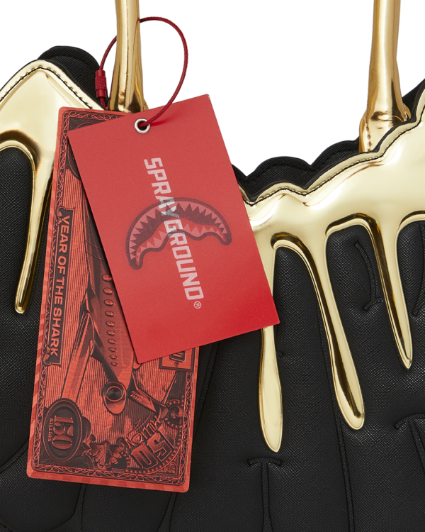 GOLD AND DANGEROUS SHARK HANDBAG SPRAYGROUND