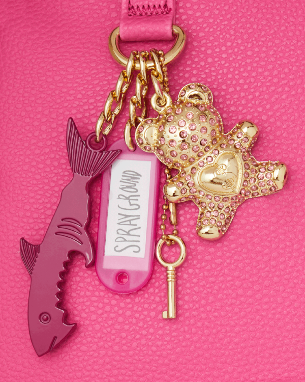 B8361_11 SHARK PINK ATTACK BACKPACK SPRAYGROUND