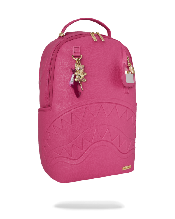 B8361_2 SHARK PINK ATTACK BACKPACK SPRAYGROUND