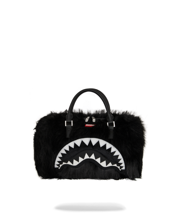 FUR CRAY BLACK MINI DUFFLE SPRAYGROUND