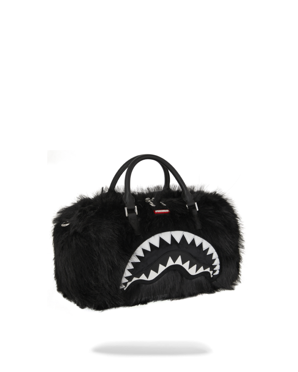 FUR CRAY BLACK MINI DUFFLE SPRAYGROUND