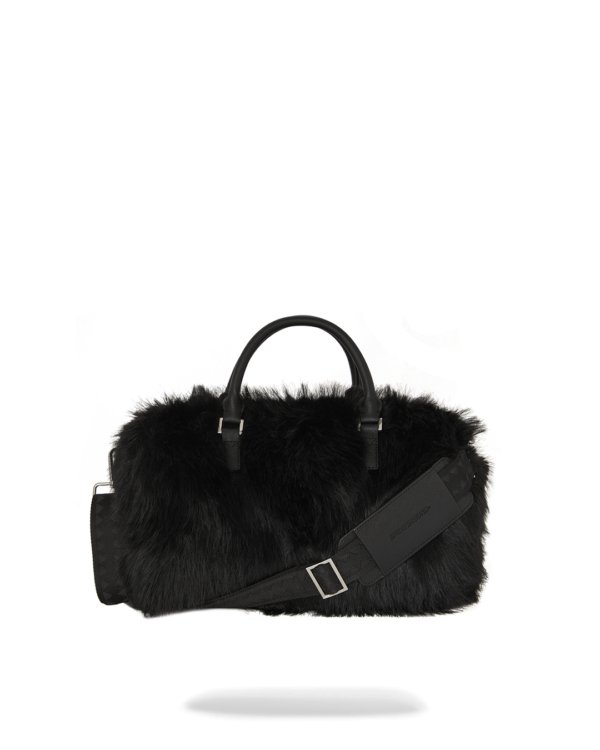 FUR CRAY BLACK MINI DUFFLE SPRAYGROUND