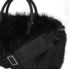 FUR CRAY BLACK MINI DUFFLE SPRAYGROUND