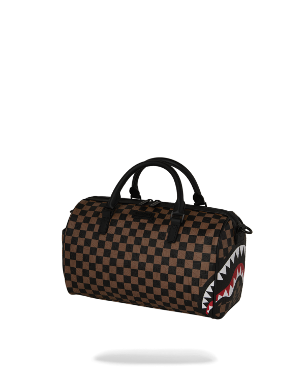 CHECK 2 EMBOSS MINI DUFFLE SPRAYGROUND