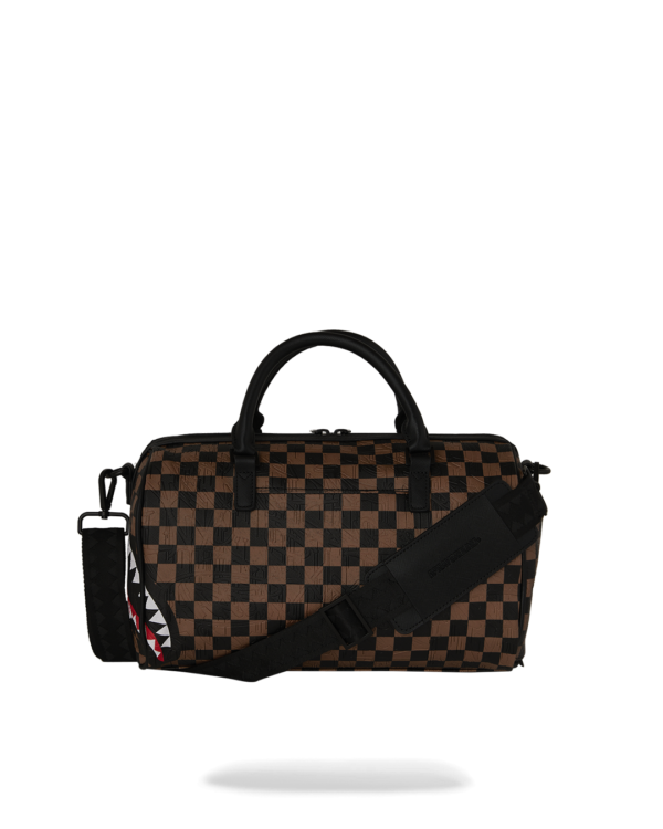 CHECK 2 EMBOSS MINI DUFFLE SPRAYGROUND
