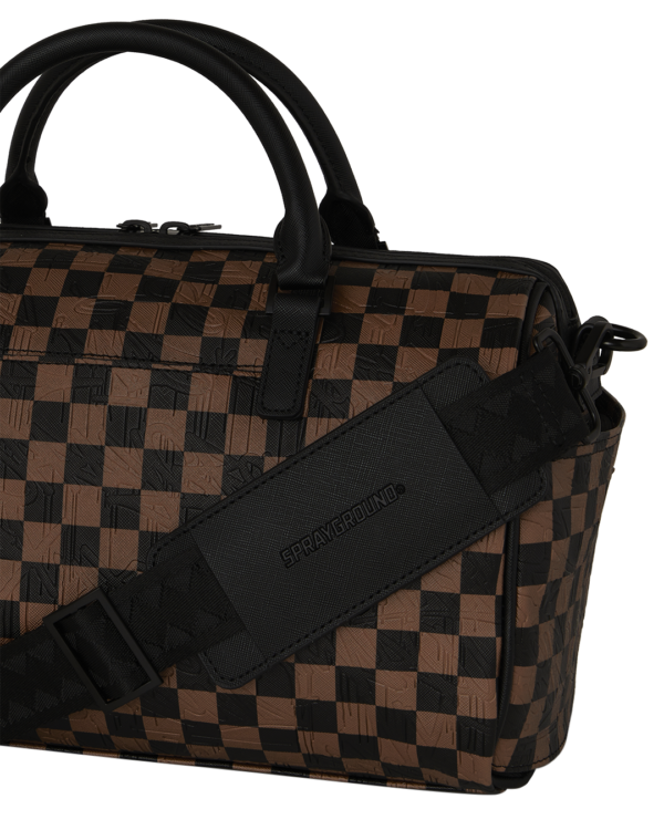 CHECK 2 EMBOSS MINI DUFFLE SPRAYGROUND