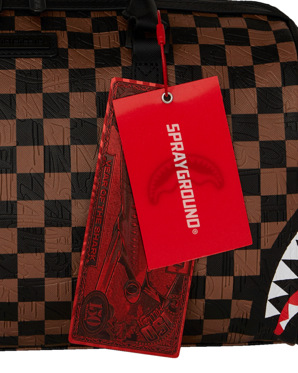 CHECK 2 EMBOSS MINI DUFFLE SPRAYGROUND