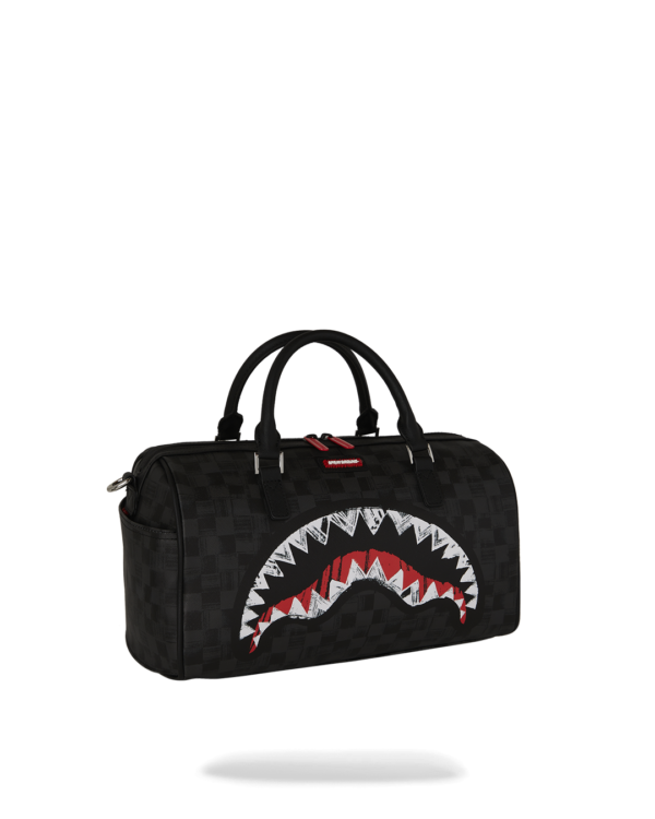 SCRIBBLE SHARK MINI DUFFLE SPRAYGROUND