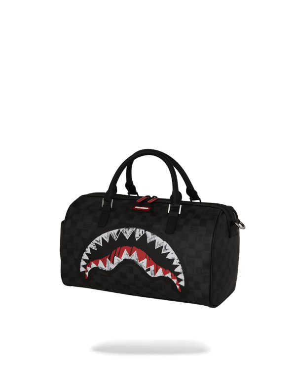 SCRIBBLE SHARK MINI DUFFLE SPRAYGROUND