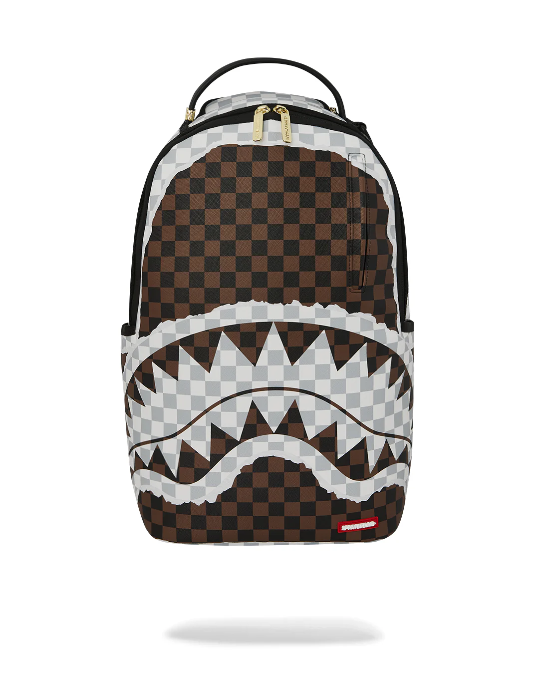 CREAM BROWN TEAR CHECK BACKPACK SPRAYGROUND CREAM BROWN TEAR CHECK BACKPACK SPRAYGROUND