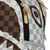 ext-187538-4-140-1763044883 CREAM BROWN TEAR CHECK SAVAGE BACKPACK SPRAYGROUND