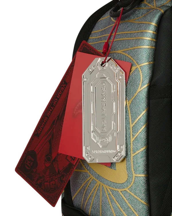 FOUNDATION CRYSTAL IRIDESCENT SHARK BACKPACK SPRAYGROUND