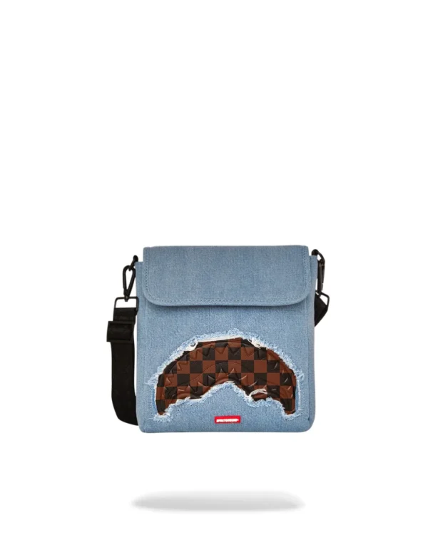 DENIM SHARK MESSENGER SLING