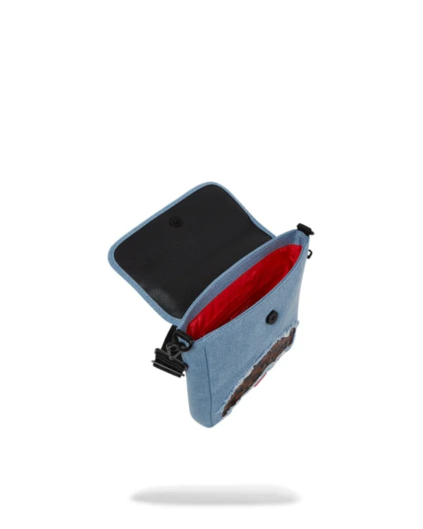 DENIM SHARK MESSENGER SLING