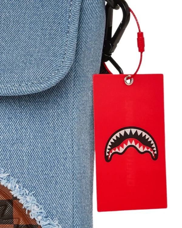 DENIM SHARK MESSENGER SLING