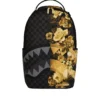 SPRAYGROUND GOLD FLORAL REMIX DLXSV BACKPACK