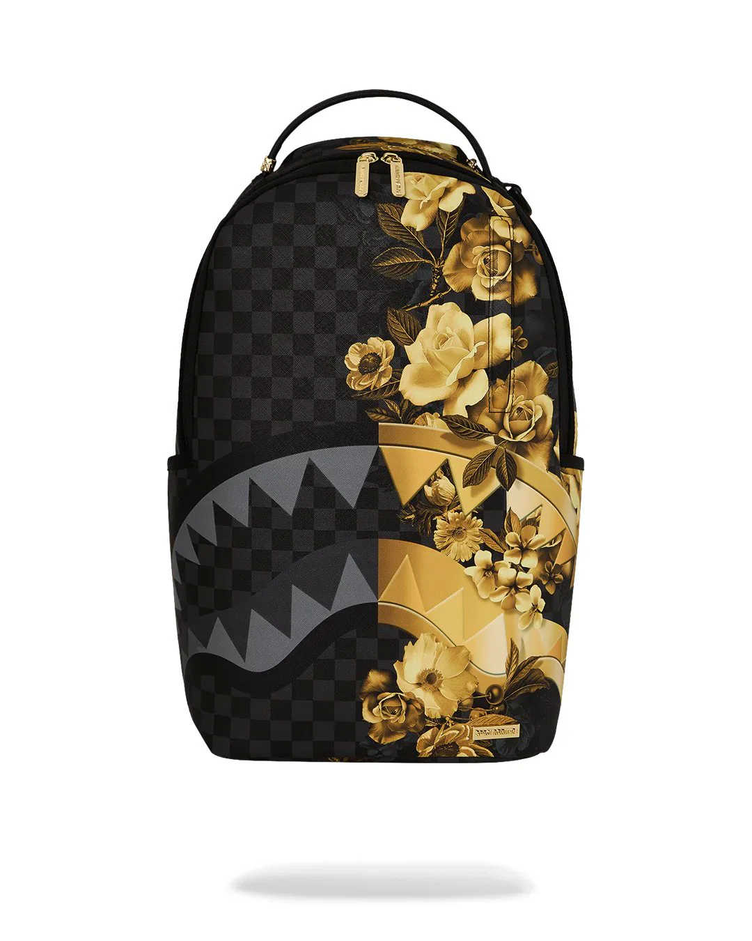 SPRAYGROUND GOLD FLORAL REMIX DLXSV BACKPACK