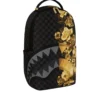 SPRAYGROUND GOLD FLORAL REMIX DLXSV BACKPACK