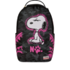 PEANUTS SNOOPY PINK STENCIL DLXSV BACKPACK