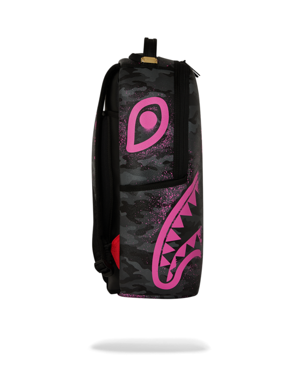 PEANUTS SNOOPY PINK STENCIL DLXSV BACKPACK