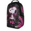 PEANUTS SNOOPY PINK STENCIL DLXSV BACKPACK