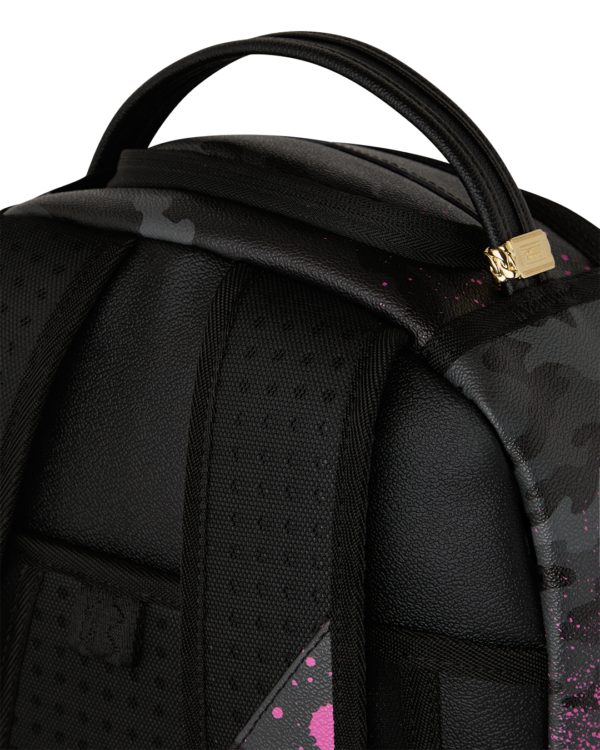 PEANUTS SNOOPY PINK STENCIL DLXSV BACKPACK