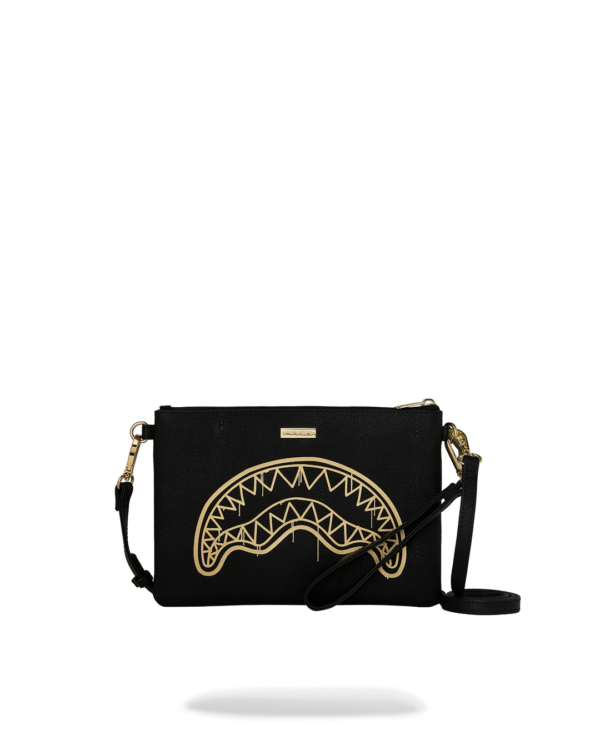 THAT GOLD DRAP CROSSBODY POUCHETTE