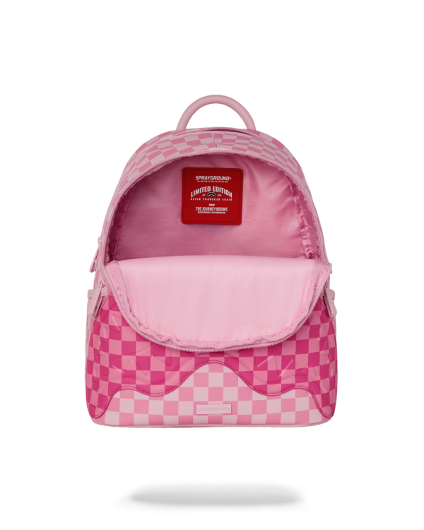 B9013_5 PINK SIP PATCH SAVAGE BACKPACK