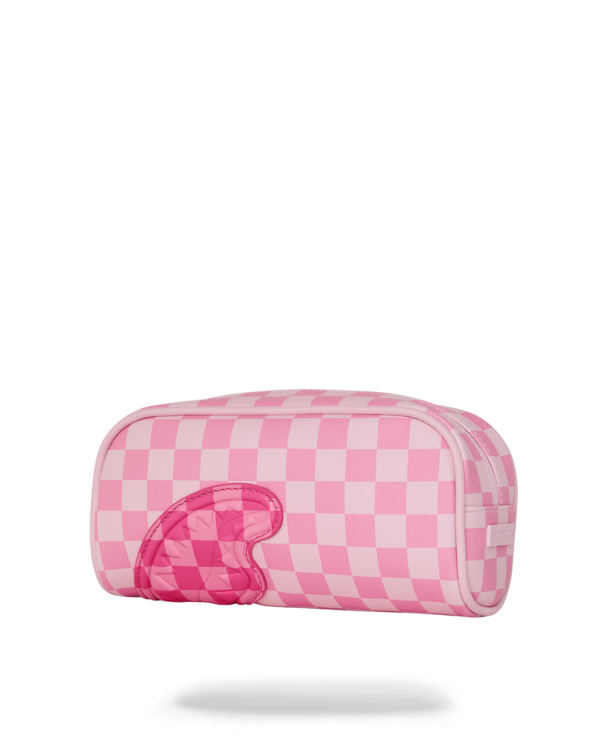 PINK SIP PATCH  PENCIL POUCH