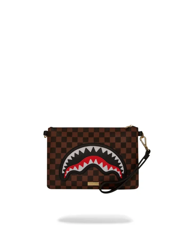 chack 04 SAWTOOTH SHARKS IN PARIS CROSSOVER CLUTCH
