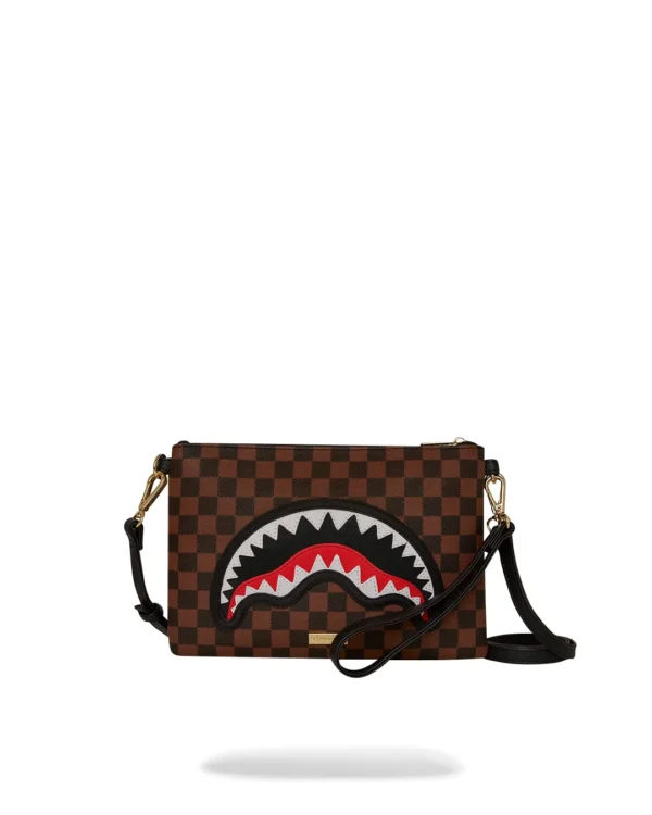 SAWTOOTH SHARKS IN PARIS CROSSOVER CLUTCH SAWTOOTH SHARKS IN PARIS CROSSOVER CLUTCH