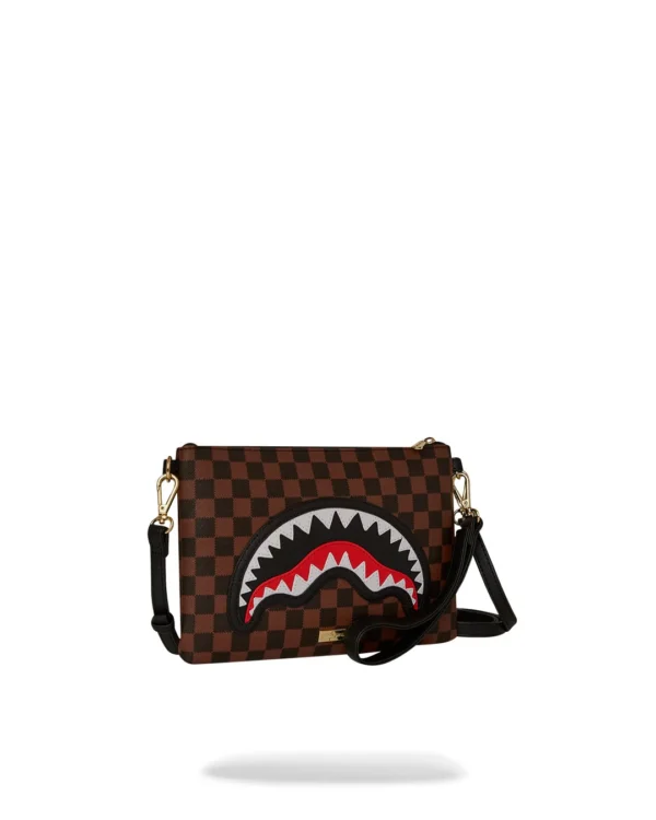 check 02 SAWTOOTH SHARKS IN PARIS CROSSOVER CLUTCH