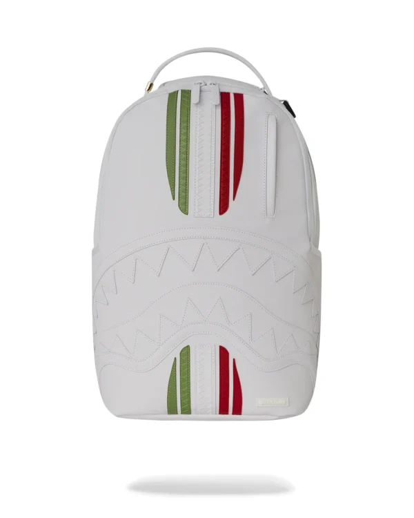 ITALY RACING STRIPES BACKPACK WHITE ITALY RACING STRIPES BACKPACK WHITE