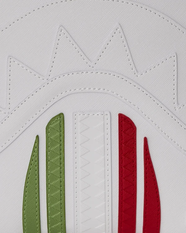 italia 10 ITALY RACING STRIPES BACKPACK WHITE