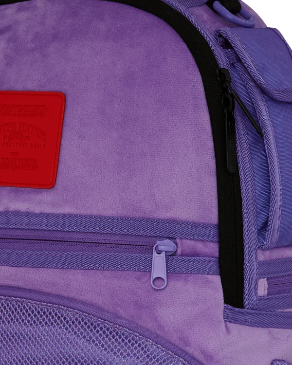 NOOO WAY!!! A REVERSIBLE BACKPACK - PURPLE VELOUR TO OG SHARKS IN PARIS BACKPACK