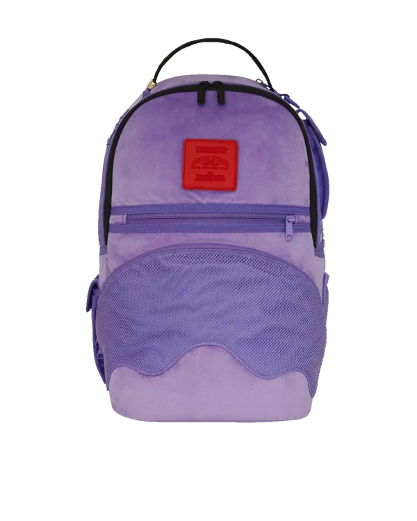 NOOO WAY!!! A REVERSIBLE BACKPACK - PURPLE VELOUR TO OG SHARKS IN PARIS BACKPACK